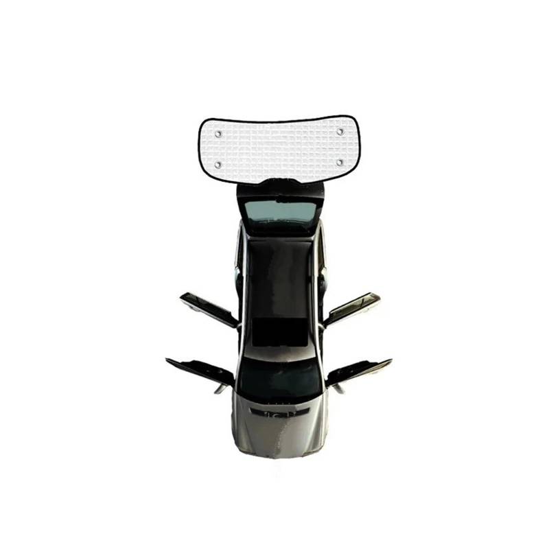 Sonnenblende Für Hyundai Für Santa Fe MK3 Für DM Für SWB 2013~2016 Anti-UV-Sonnenschutz Auto Sonnenschutzbrett Autofenstervorhänge Sonnenschutzaufkleber Autofenster Sonnenschutz(Rear Windshield) von KUVIEZ