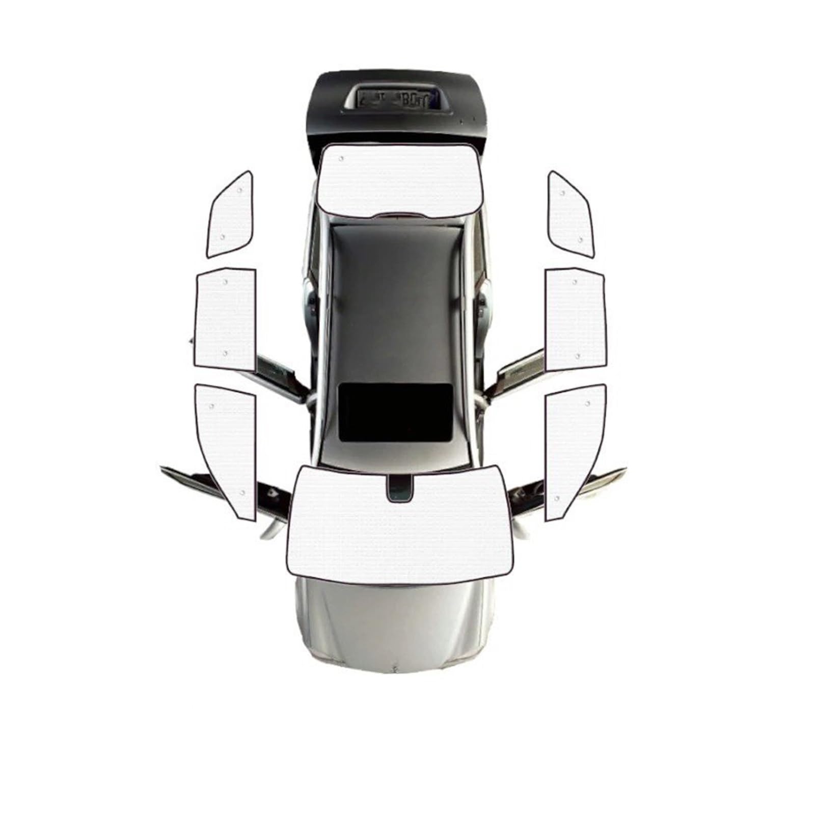 Sonnenblende Für Jeep Für Grand Für Cherokee WK2 2011 12 13 14 15 16 17 2018 2019 2020 2021 Auto Sonnenschutz Sonnenschirm Windschutzscheibe Seitenfenster Autofenster Sonnenschutz(All Sunshades) von KUVIEZ