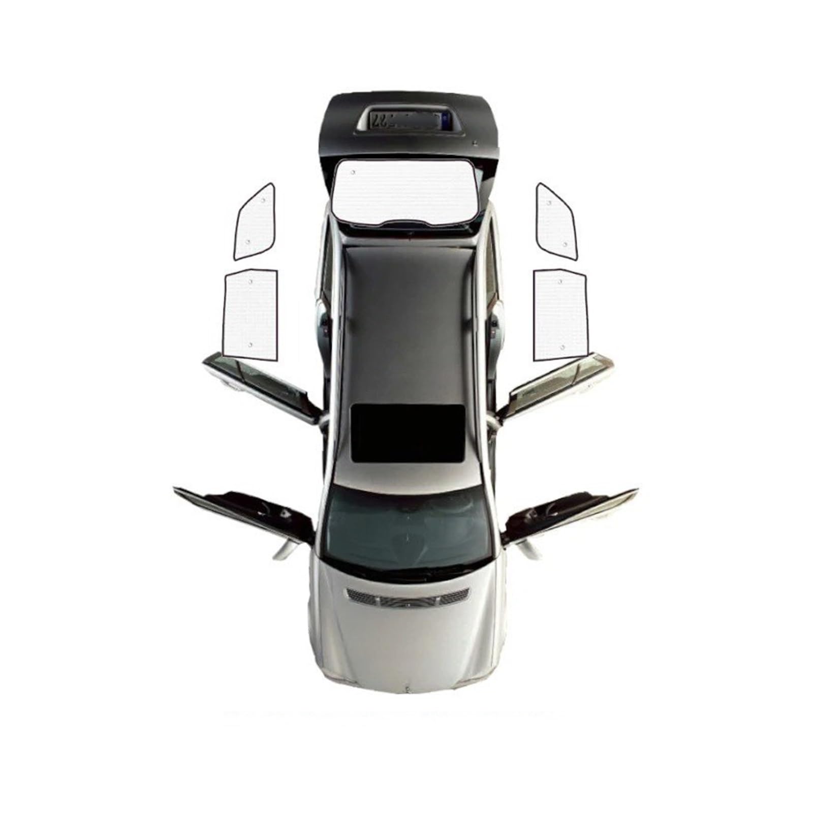 Sonnenblende Für Jeep Für Grand Für Cherokee WK2 2011 12 13 14 15 16 17 2018 2019 2020 2021 Auto Sonnenschutz Sonnenschirm Windschutzscheibe Seitenfenster Autofenster Sonnenschutz(Rear sunshades) von KUVIEZ
