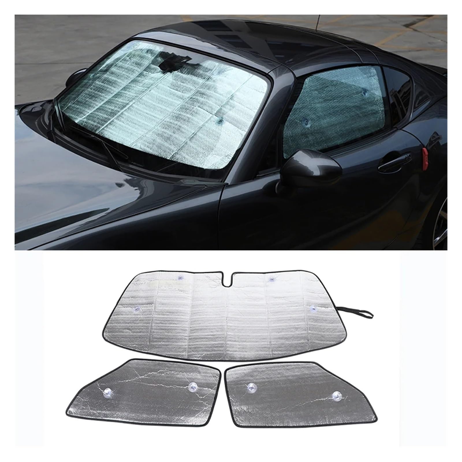 Sonnenblende Für Mazda Für MX-5 2016-2023 Auto-Vollschutz-Sonnenschutz Anti-UV-Schutz Fenster-Sonnenschutz-Visier Windschutzscheiben-Sonnenschutz Autozubehör Autofenster Sonnenschutz(Full window shade Sonnenblende Für Mazda Für MX-5 2016-2023 Auto-Vollschutz-Sonnenschutz Anti-UV-Schutz Fenster-Sonnenschutz-Visier Windschutzscheiben-Sonnenschutz Autozubehör Autofenster Sonnenschutz(Full window shade von KUVIEZ
