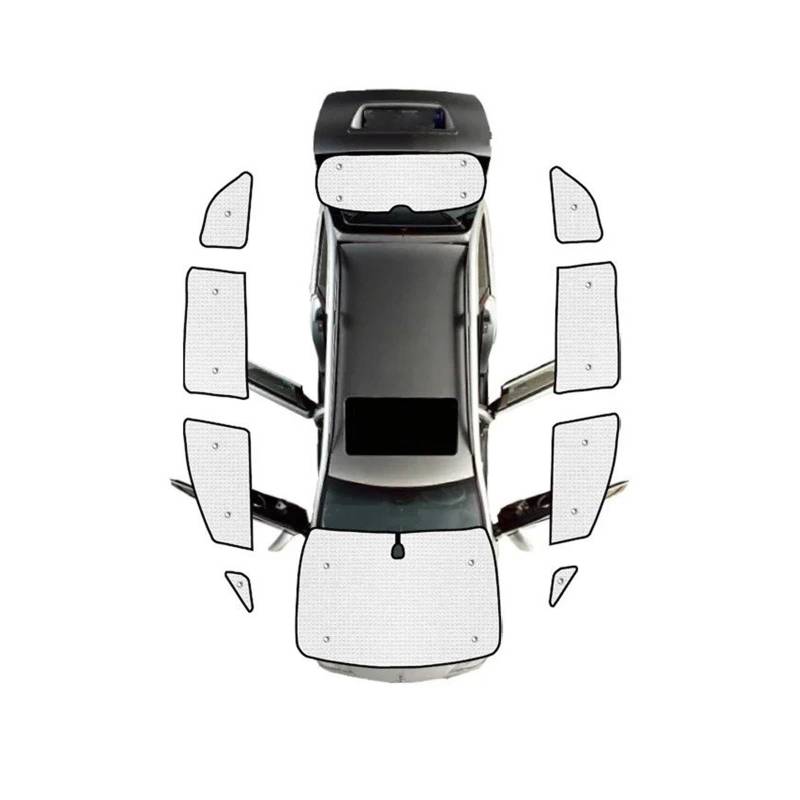Sonnenblende Für Odyssey Für Elysion Für MK5 Für RC 1 2 4 2014~2024 Auto-Vollsonnenschutz Sonnenschutzbrett Anti-UV-Schutz Sonnenschutz-Windschutzscheibenbrett Autofenster Sonnenschutz(All Windows) von KUVIEZ