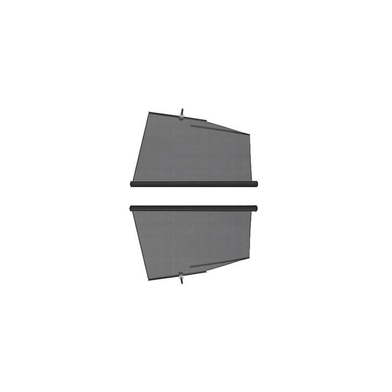 Sonnenblende Für Tesla Für Modell 3/Y Fensterheber-Sonnenschutz, Einziehbarer Seitenfenster-Sonnenschutzblock, Sonnenschutz, Teleskop-Schattenvorhang Autofenster Sonnenschutz(Y 2PCS Rear) von KUVIEZ