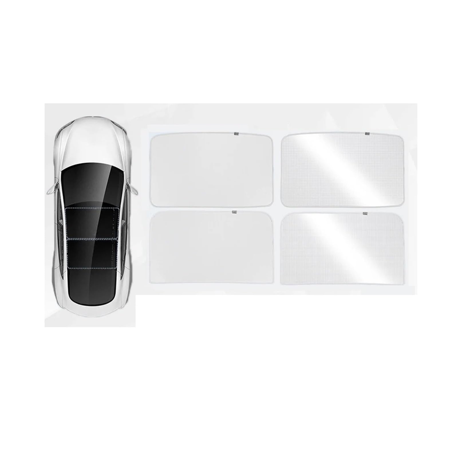 Sonnenblende Für Tesla Für Modell 3 Für Highland 2023-2024 Sichtschutz Maßgeschneiderter Seitenfenster-Schiebedach-Sonnenschutz Jalousie Beschattung Camping-Ruhe Autofenster Sonnenschutz(Sunroof Polye Sonnenblende Für Tesla Für Modell 3 Für Highland 2023-2024 Sichtschutz Maßgeschneiderter Seitenfenster-Schiebedach-Sonnenschutz Jalousie Beschattung Camping-Ruhe Autofenster Sonnenschutz(Sunroof Polye von KUVIEZ