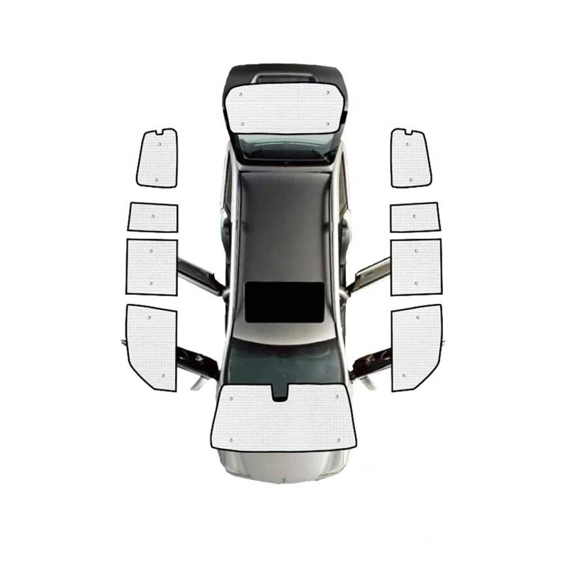 Sonnenblende Für Toyota Für Corolla E210 Für Touring Für Sport 2019 2022 2023 2024 Vollständiger CoverAnti-UV-Sonnenschutz Sonnenschirm Windschutzscheibenvorhang Autofenster Sonnenschutz(All Windows) von KUVIEZ