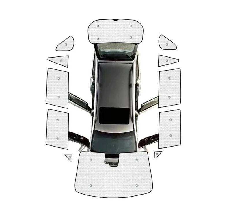 Sonnenblende Für Toyota Für RAV4 AX50 2019 2020 2021 2022 2023 2024 Auto Sonnenschutz Sonnenschutz Anti-Uv Fenster Visier Sonne Jalousien Abdeckung Innen Teile Autofenster Sonnenschutz(All Sunshades) von KUVIEZ