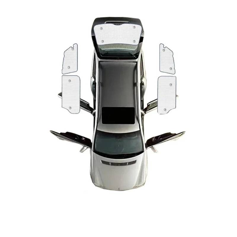 Sonnenblende Für Toyota Für Sienna XL30 2011 2012 2013 2014 2015 2017 2018 2019 2020 Auto Sonnenschutz Anti-Uv Visier Blind Abdeckungen Innen Teile Autofenster Sonnenschutz(Rear sunshades) von KUVIEZ