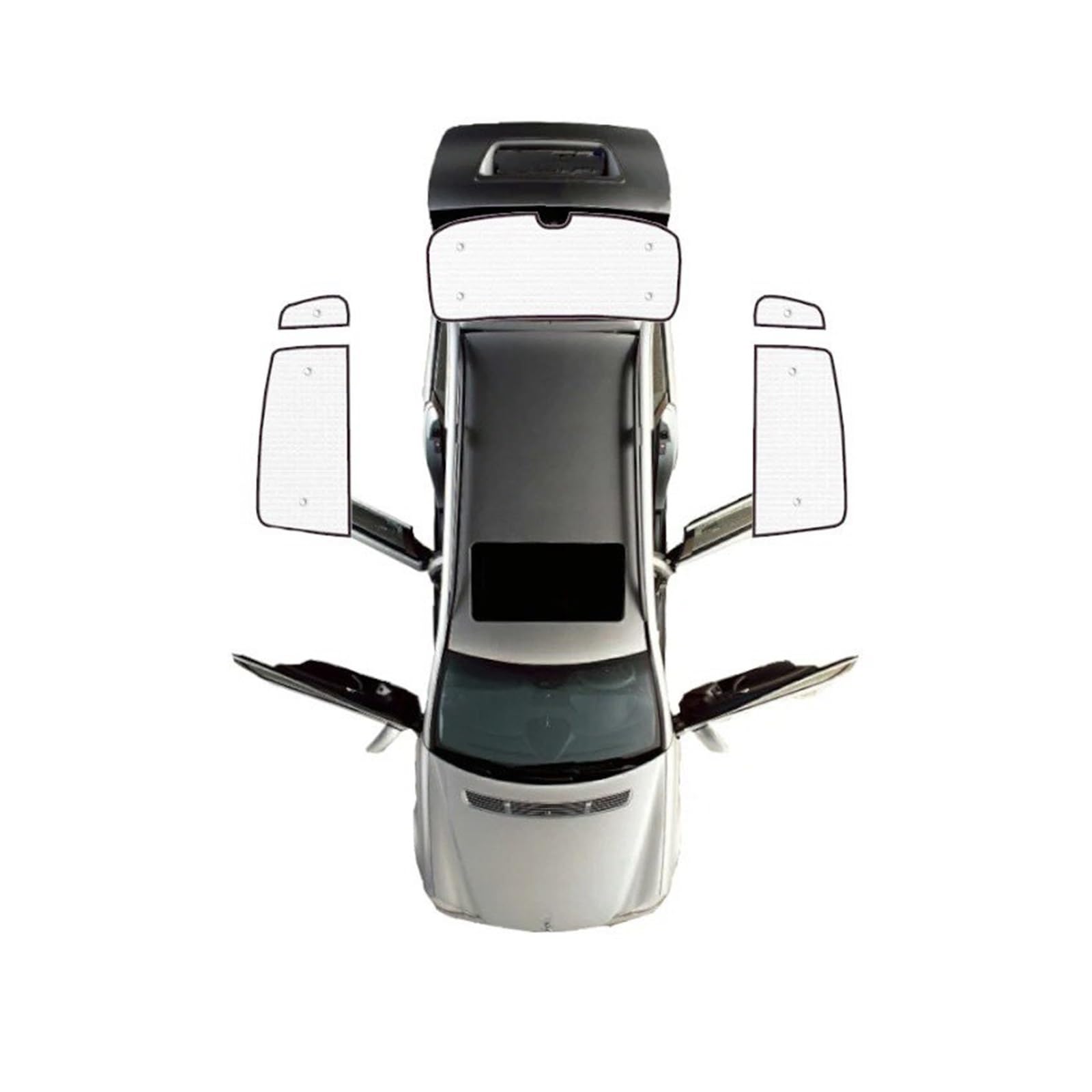 Sonnenblende Für VW Für Tiguan 5N Für MK1 2008 2009 2010 2011 2012 2013 2014 2015 Auto Sonnenschutz Auto Zubehör Sonnenschirm Windschutzscheibe Teile Autofenster Sonnenschutz(Rear sunshades) von KUVIEZ