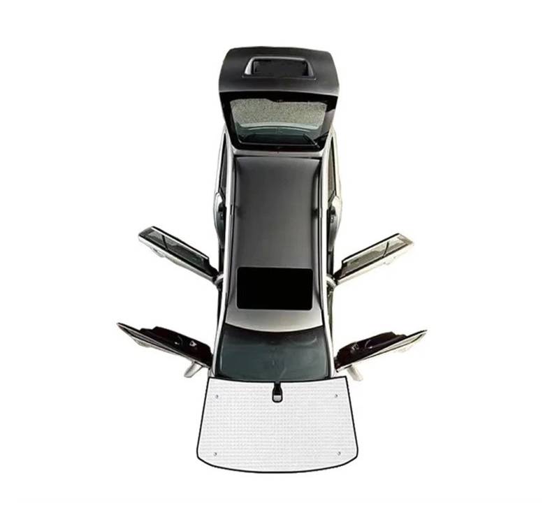 Sonnenblende Für VW Für Transporter Für Caravelle Für Multivan Für Doubleback T5 Für LWB 2003~2015 Sonnenschutz Anti-UV-Visier-Jalousieabdeckung Camper-Teile Autofenster Sonnenschutz(Front Windshiel von KUVIEZ