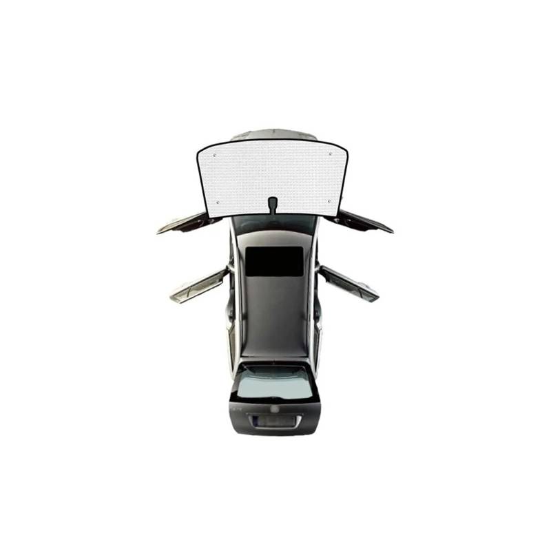 Sonnenblende Für VW Für Transporter Für Multivan Für Caravelle T6 T6.1 Für SWB 2015 16 17 18 19 20 21 22 2023 Auto-Vollabdeckung Sonnenschutz-Schutzvisiere Autofenster Sonnenschutz(Front Windshield) von KUVIEZ