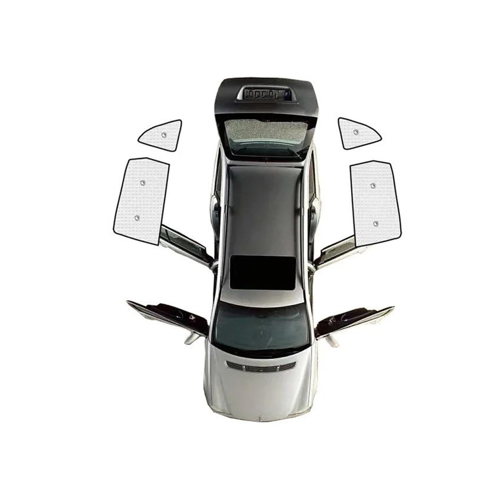 Sonnenblende Vollständige Abdeckung Sonnenschirme Für CR-V 2017~2021 2022 Für CRV Für CR V Surround Windschutzscheibe Windows Shaby Visier Innenzubehör Autofenster Sonnenschutz(Rear Windows) von KUVIEZ