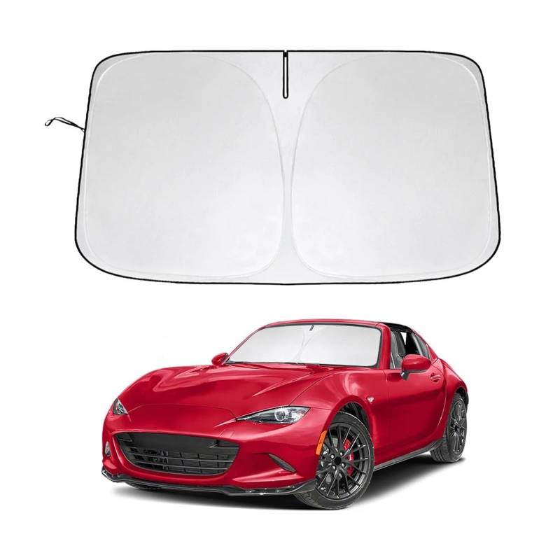 Sonnenblende Windschutzscheiben-Sonnenschutz Für Mazda Für MX5 MX 5 ND NB NC NA Für Miata MK 1 2 3 17–23 Fensterschatten Sonnenblende Schutz Blockiert UV-Strahlen Autofenster Sonnenschutz von KUVIEZ