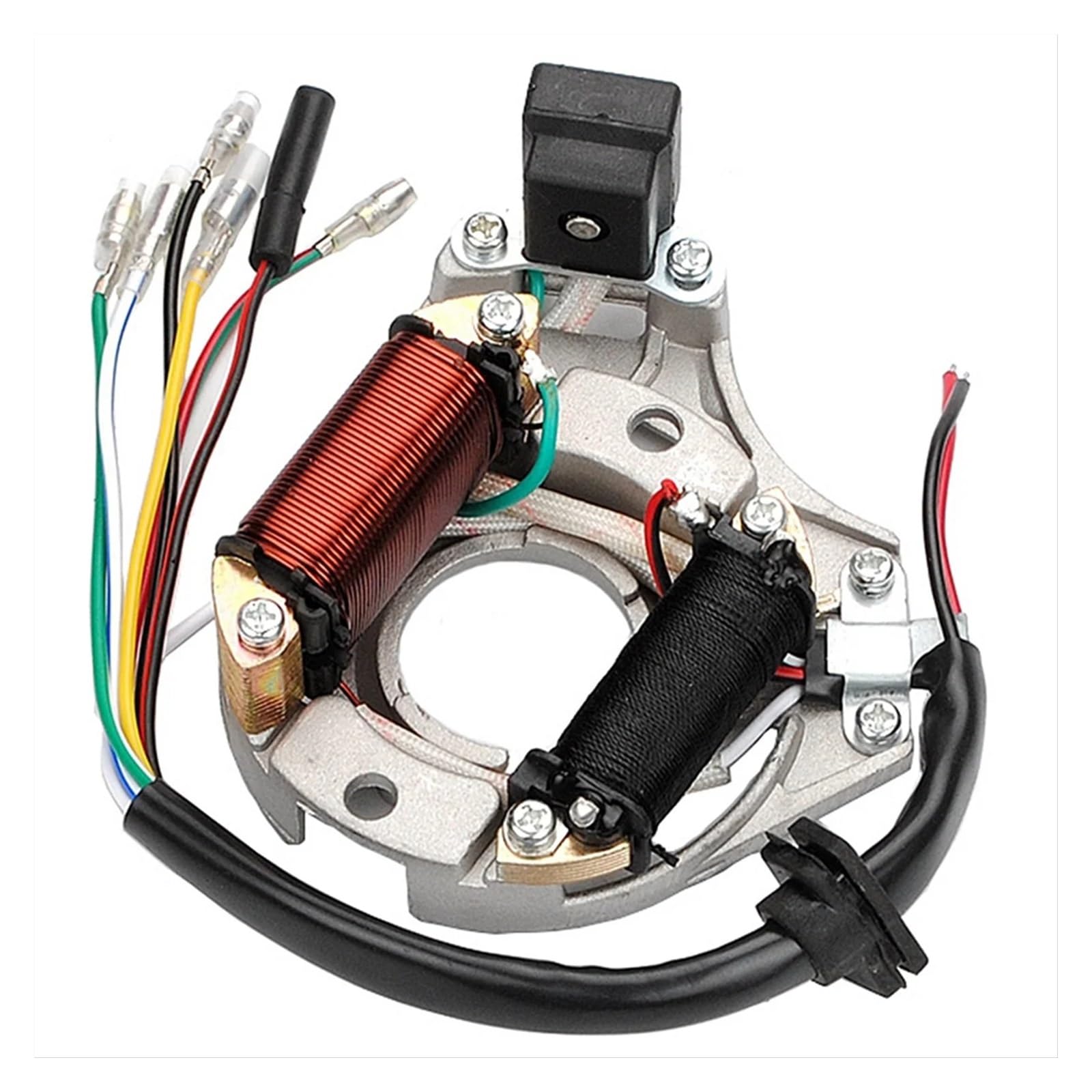 Zündspule Zündspulen AC Stator 2 Spule Zündung Magnet Platte Für 50cc 70cc 90cc 110cc 125cc Sunl Für ATV Vier Wheeleres Für CDI Zündspule Zündspulen AC Stator 2 Spule Zündung Magnet Platte Für 50cc 70cc 90cc 110cc 125cc Sunl Für ATV Vier Wheeleres Für CDI von KUVIEZ
