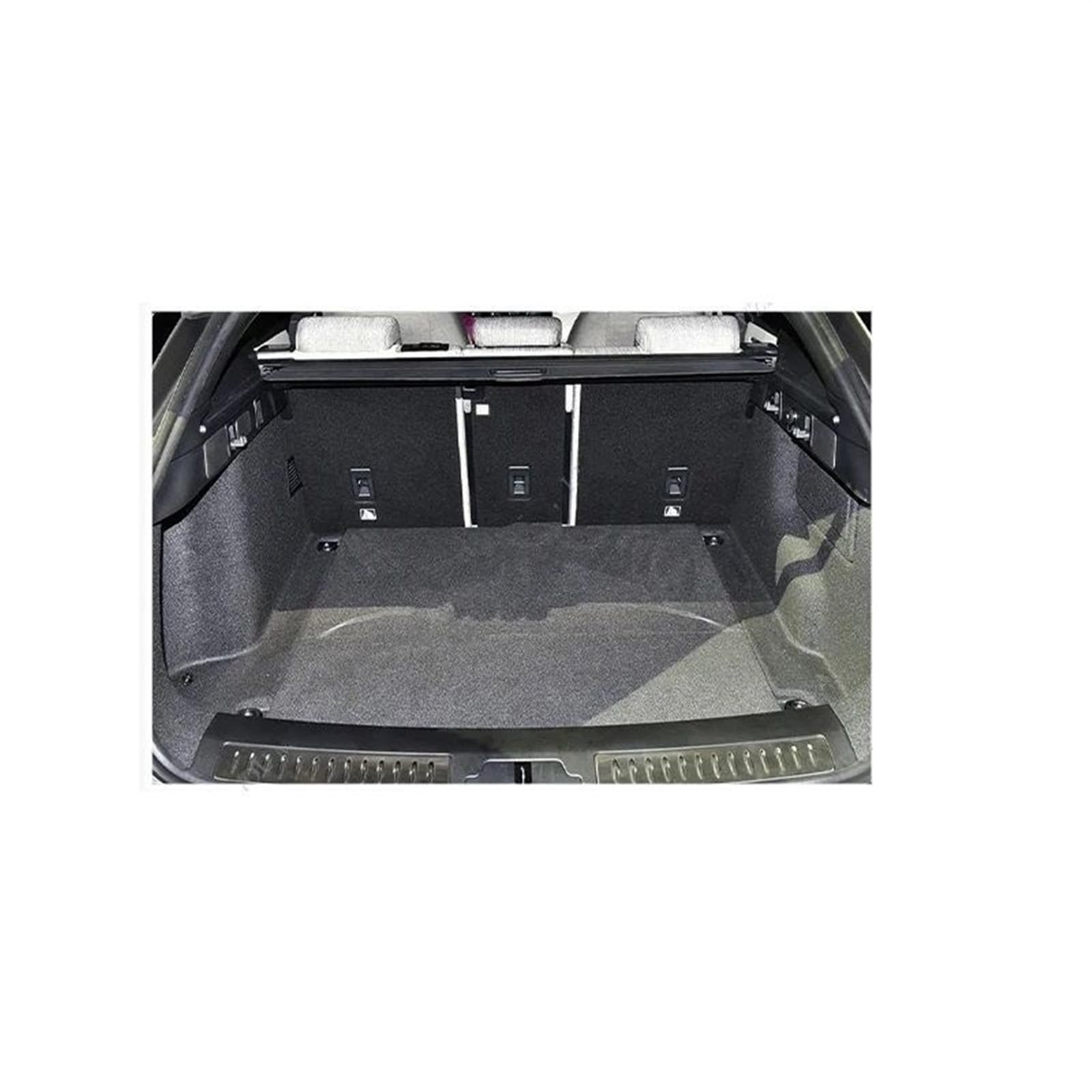 KUWAYO Passend for Land Rover Range Rover Velar 2017 2018 2019 2020, High Side Boot, wasserdichte hintere Laderaumabdeckung, Teppichunterlage, Kofferraummatte(Detailed Description) von KUWAYO