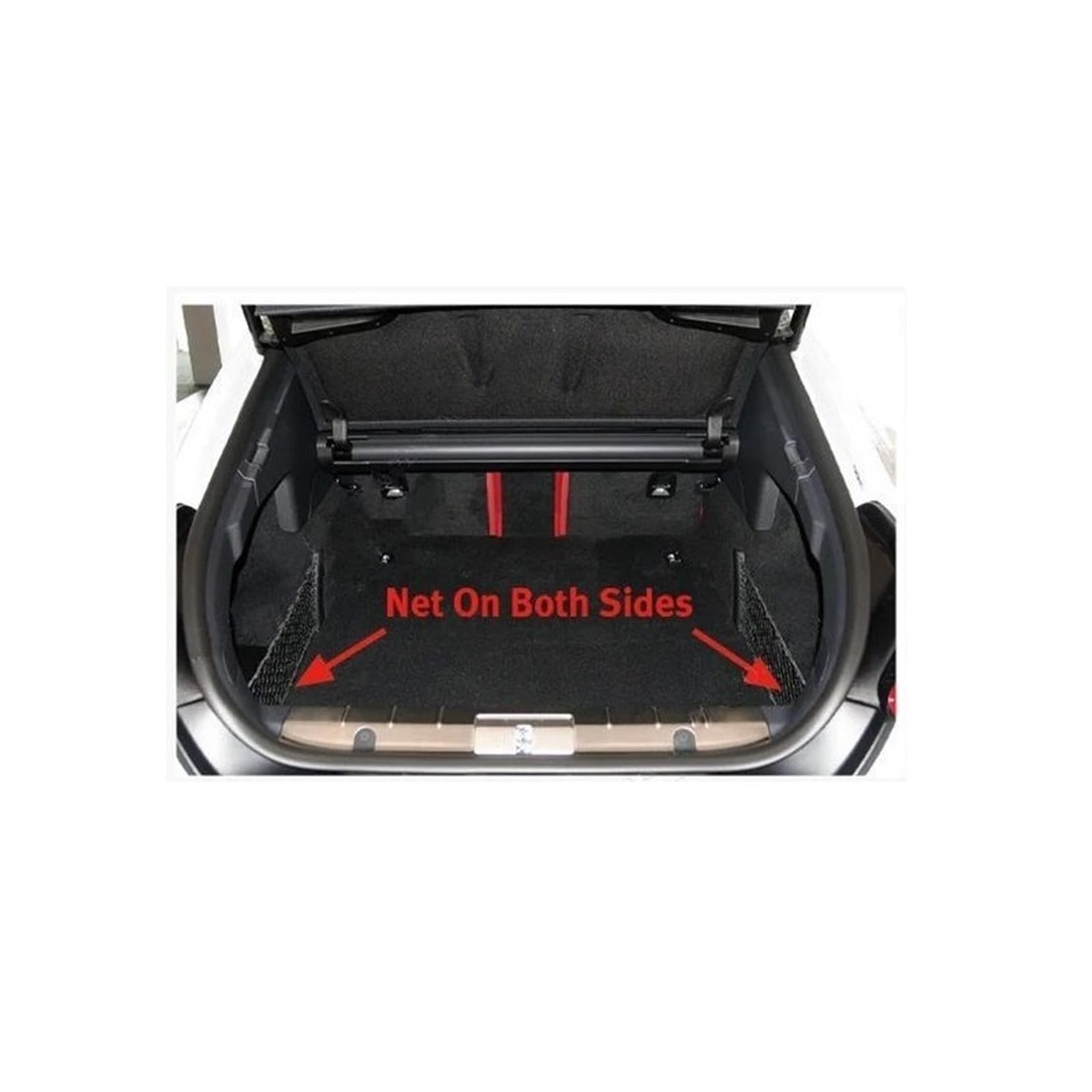 KUWAYO Passend for Porsche Panamera 2010 2011 2012 2013 2014 2015 2016, hintere Laderaumabdeckung, Teppichpolster, Auto-Heckteile, Boot L, Kofferraummatte(Detailed Description) von KUWAYO
