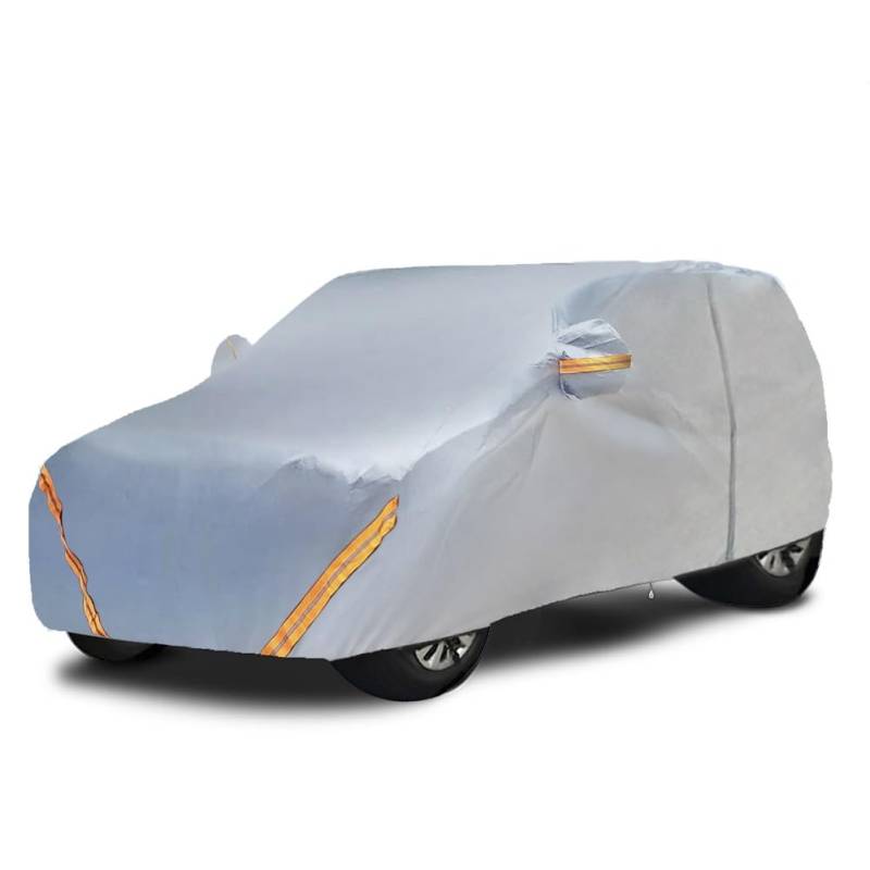 Autoabdeckung Kompatibel Mit Hyundai Tucson(2020-2023), Allwetter-Regen- Und Winddichte Schutzhülle(Silver) von KV-OOGG
