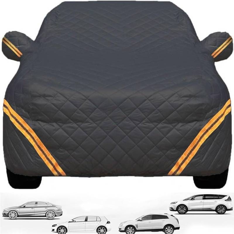 Hagelschutz-Vollgarage Geeignet for Land Rover Range Rover Sport SV 2023, 2024, 2025, Wasserdicht Atmungsaktiv Autoplane for Den Außenbereich Maßgeschneiderte Universelle Autoschutzhülle(Black) von KV-OOGG