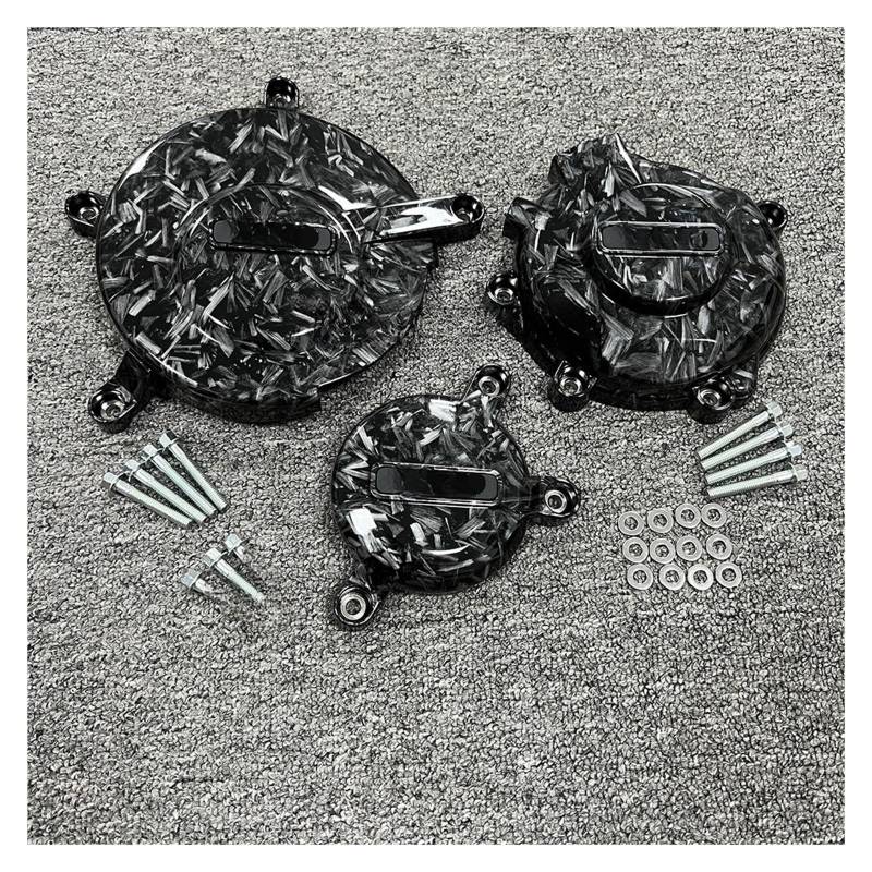 Motor Stator Abdeckung Carbon Fiber Texture Motorräder Motor Schutz Abdeckung Für Suzuki GSX-R600 & GSX-R750 K6-L9 2006-2019 von KVEVBCFI