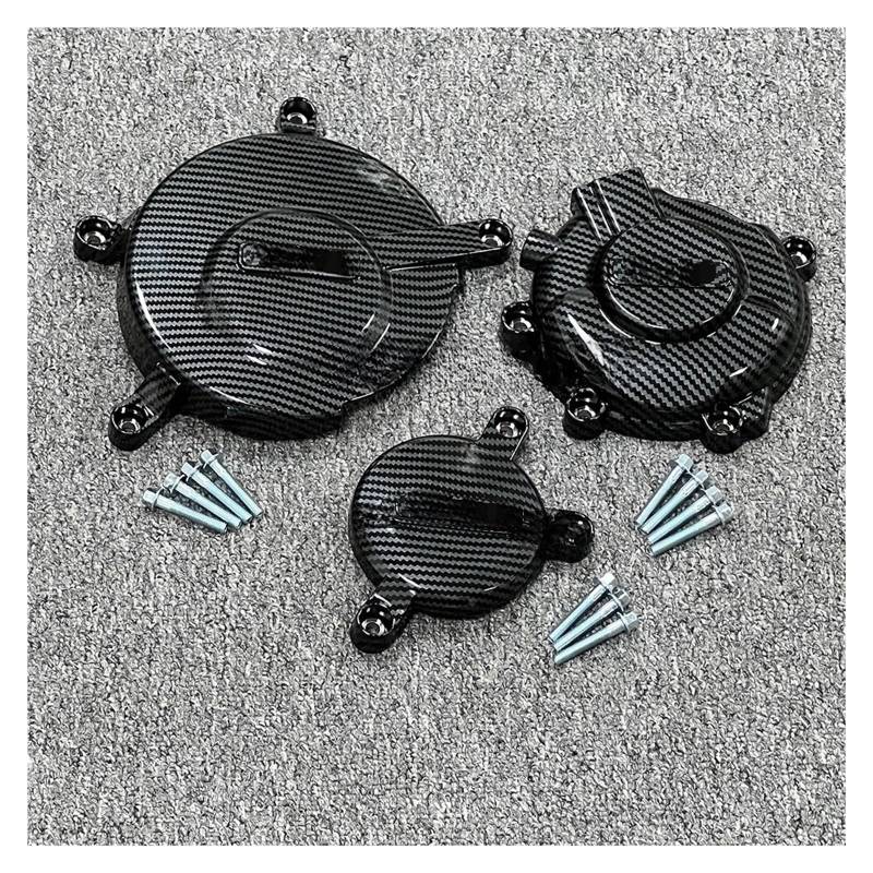 Motor Stator Abdeckung Carbon Fiber Texture Motorräder Motor Schutz Abdeckung Für Suzuki GSX-R600 & GSX-R750 K6-L9 2006-2019 von KVEVBCFI