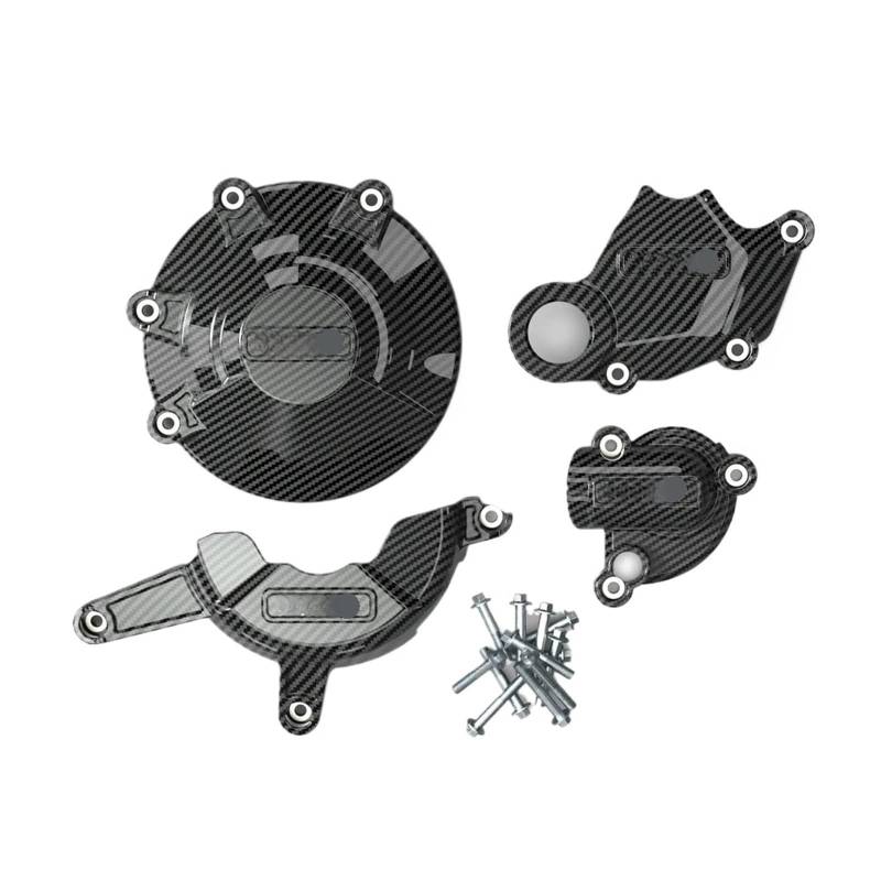 Motor Stator Abdeckung Für Duc&ati 848 2008-2013 Motorschutzabdeckung Kohlefaserdruck Carbon-Look von KVEVBCFI