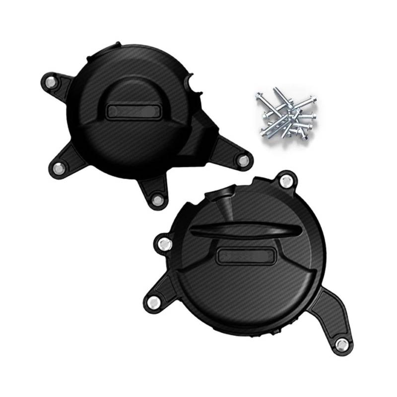 Motor Stator Abdeckung Motorabdeckung für 390DUKE RC390 2016 bis 2023 Motorrad Lichtmaschine Kupplung Schutzabdeckung Zubehör Teile von KVEVBCFI