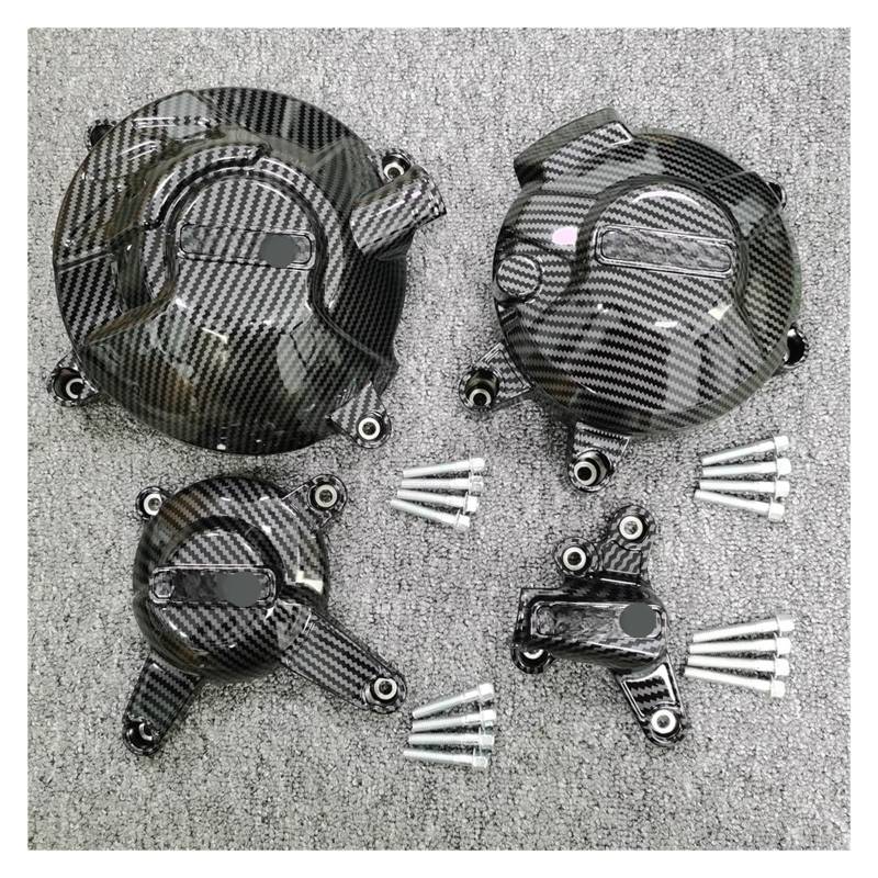 Motor Stator Abdeckung Motorräder Motor Schutzhülle Für Yam&aha MT-09 FZ-09 Tracer & Scrambler 2014-2020 XSR900 2015-2020 Carbon Faser Druck von KVEVBCFI
