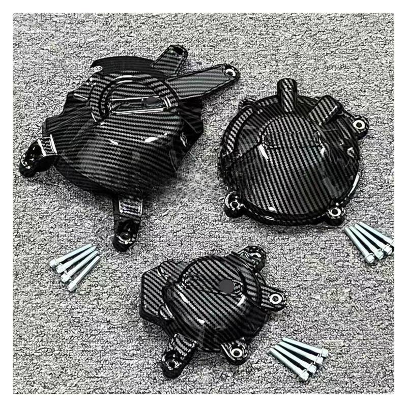Motor Stator Abdeckung Motorschutz für Hon&da CBR650F & CBR650R 2014–2020 & CB650R 2019–2020 Motorabdeckung Motorradschutzhülle geschmiedete Textur von KVEVBCFI