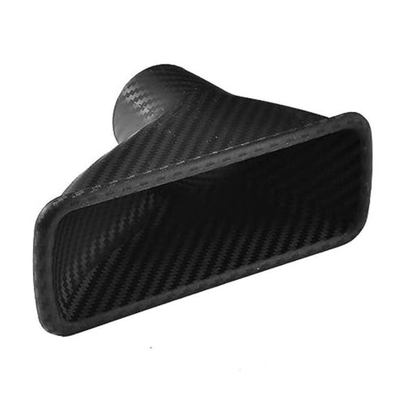 FÜR 1 Set ABS Automotive Universal Air Intake Trumpet Vents Front Bumper Carbon Fiber Textured Intake Vents Auto Ansaugschlauch von KVGAEANDNK