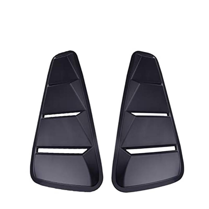 Für Ford Für Mustang 2005 2006 2007 2008 2009 2010 2011 2012 2013 2014 2PCS 1/4 Viertel Seite Fenster Lamellen Scoop Abdeckung vent Auto Ansaugschlauch(‎Matte Black) von KVGAEANDNK