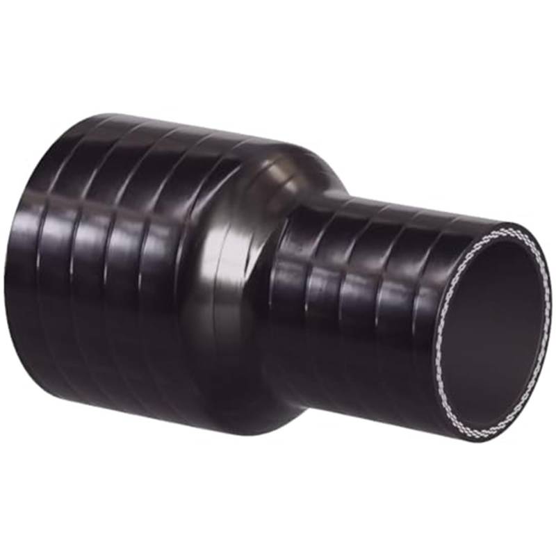 Für Luft oder Wasser 38 mm > 28 mm gerader, verstärkter Silikon-Reduzier-Einlassanschlussschlauch Auto Ansaugschlauch(‎Black) von KVGAEANDNK