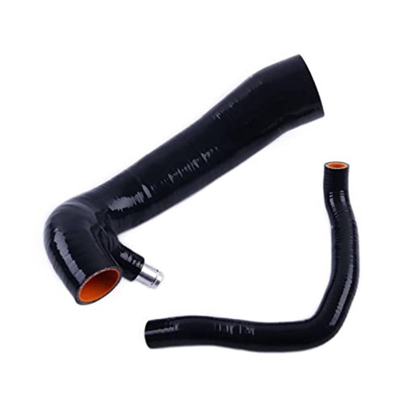 Für Mini Für Cooper S R56 1,6 L Turbo Silikon Air Intake Boost Schlauch Kit 2008 2009 2007-2010 Air Intake Schlauch Rohr Auto Ansaugschlauch(Black) von KVGAEANDNK