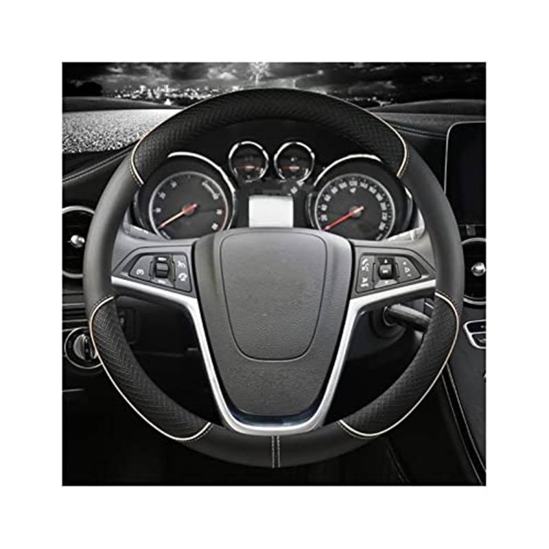 Für Opel Für Astra J 2010-2015 Auto Teile PU Leder Auto Lenkrad Abdeckung Lenkrad Abdeckung Lenkradbezug(1) von KVGAEANDNK