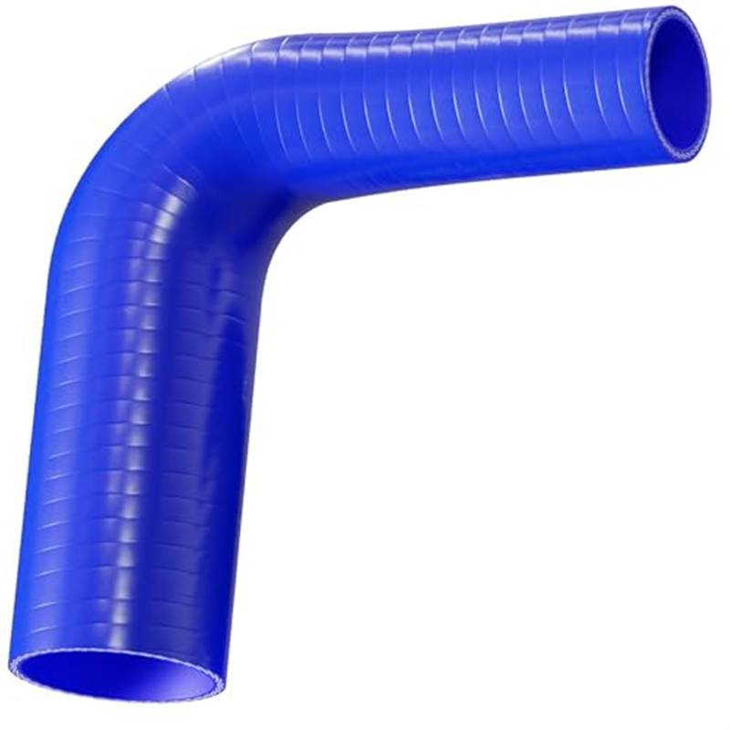 Für Turbo oder Kühlmittel 32 mm > 19 mm 90 Grad verstärkter Silikon-Reduzierschlauchbogen Auto Ansaugschlauch(‎Blue) von KVGAEANDNK