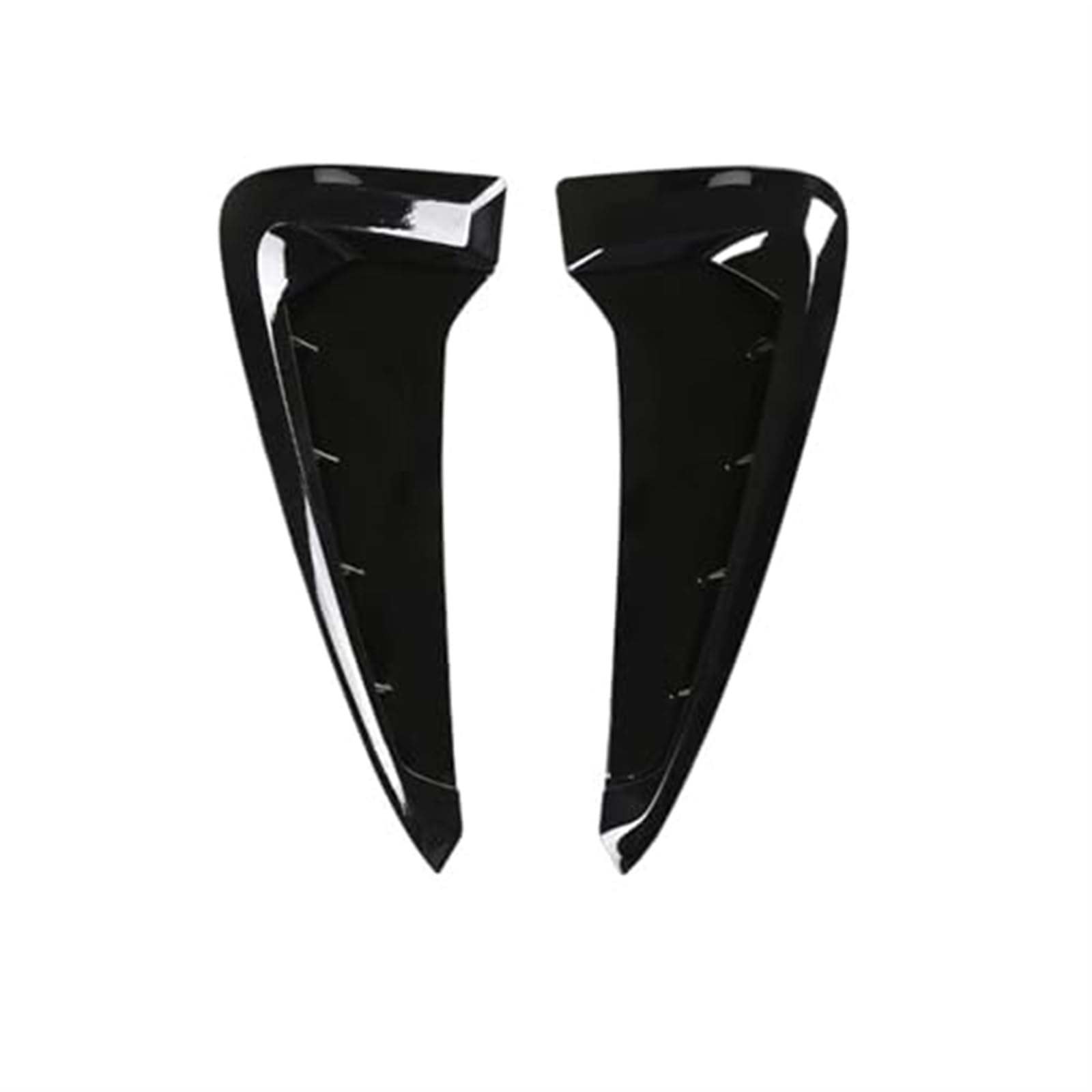 Für X Serie Für X5 F15 X5M F85 Zubehör Auto Seite Vent Luftstrom Kotflügel Ansaug Aufkleber Hai Kiemen Seite Vent Abdeckung Trim Auto Ansaugschlauch(Black) von KVGAEANDNK