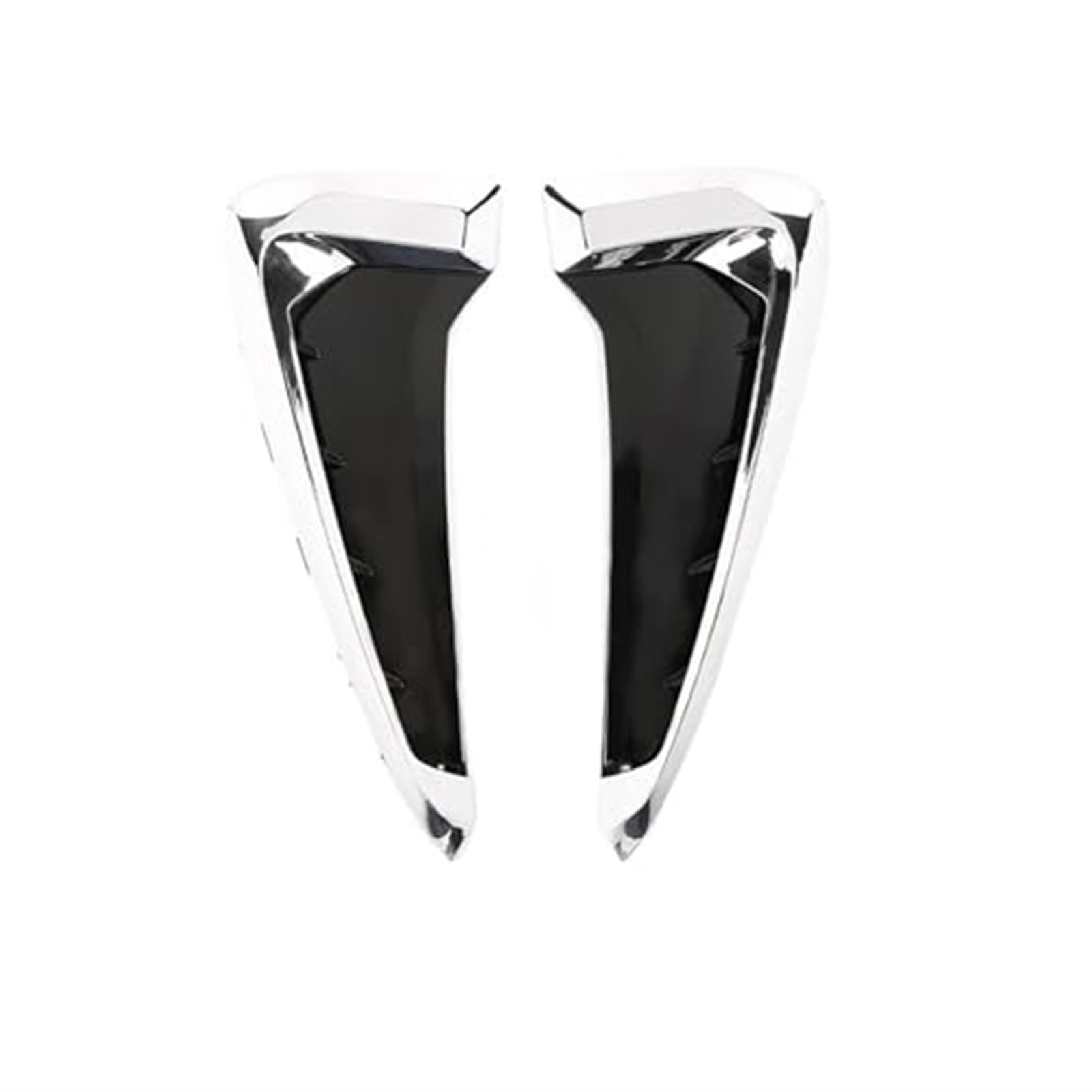 Für X Serie Für X5 F15 X5M F85 Zubehör Auto Seite Vent Luftstrom Kotflügel Ansaug Aufkleber Hai Kiemen Seite Vent Abdeckung Trim Auto Ansaugschlauch(Silver) von KVGAEANDNK