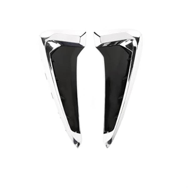 Für X Serie Für X5 F15 X5M F85 Zubehör Auto Seite Vent Luftstrom Kotflügel Ansaug Aufkleber Hai Kiemen Seite Vent Abdeckung Trim Auto Ansaugschlauch(Silver) von KVGAEANDNK