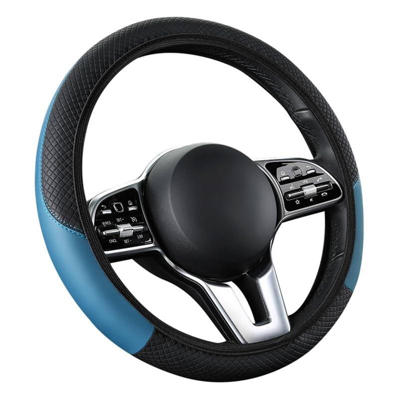 Für X3 E83 F25 F97 G01 20i 20d 30i 30d 30e M40i M40d Mikrofaser Lenkrad Abdeckung Anti-Slip Atmungsaktiv Lenkradbezug(‎Black Blue) von KVGAEANDNK
