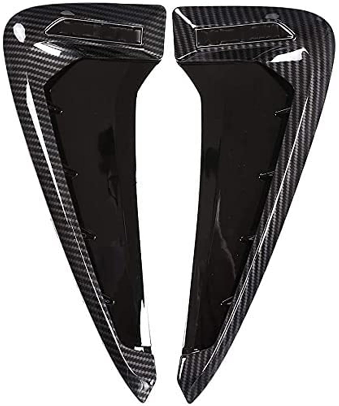 Für X5 F15 X5M F85 2014 2015 2016 2017 2018 Carbon Fiber Style Side Wing Fender Air Guide Vents Auto Ansaugschlauch(X5M logo) von KVGAEANDNK