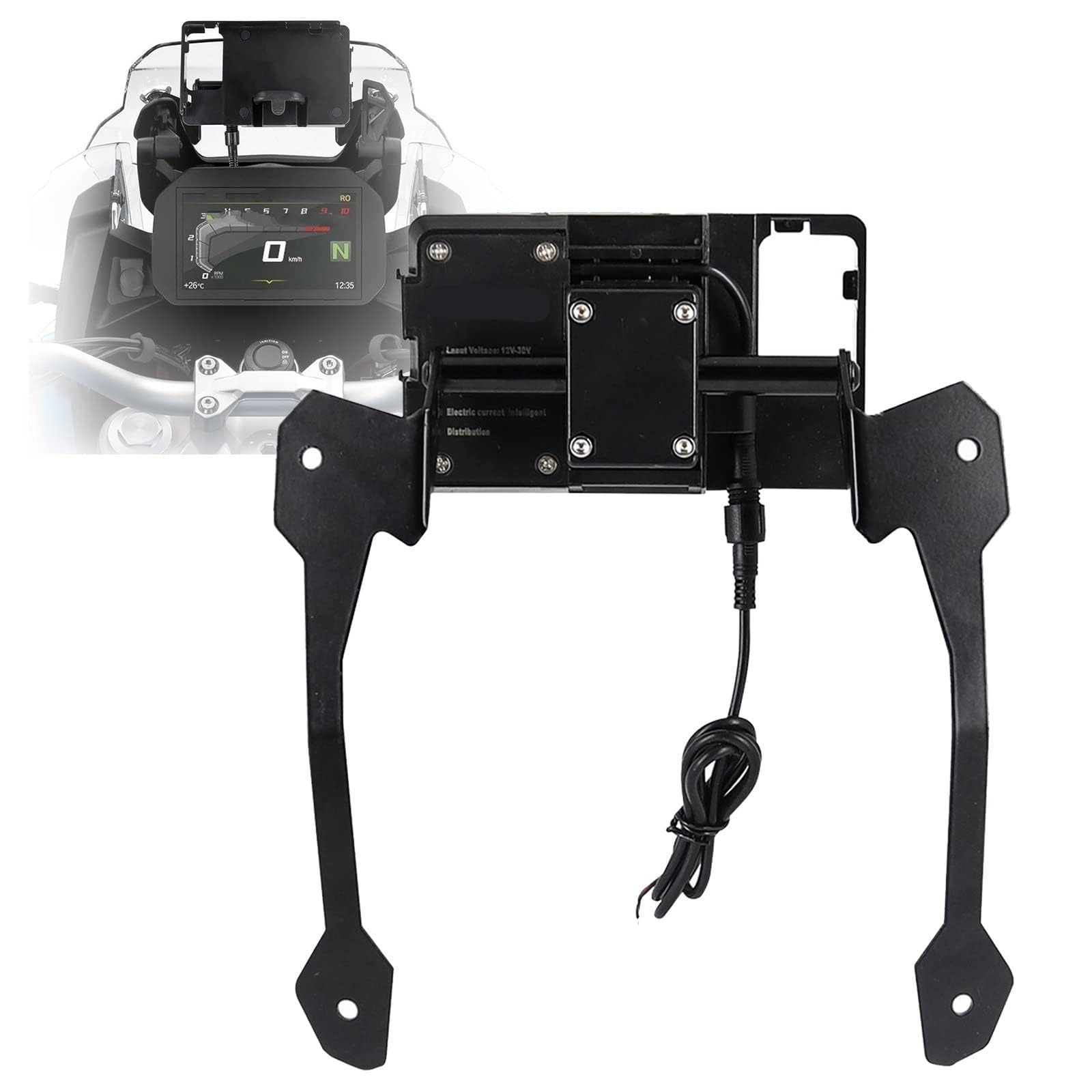 Halterung Motorrad GPS Für F850GS Für ADV F 850 ​​GS Für Abenteuer 2018 2019 2020 Motorrad Ständer Halter Telefon GPS Navigation Platte Halterung Adapter Halterung(C) von KVGAEANDNK