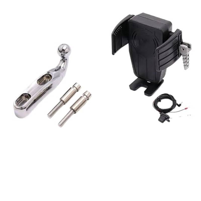 Halterung Motorrad GPS Für Goldwing Für GL 1800 Für GL1800 Für F6B Für DCT 2018 2019 2020 2021 Motorrad GPS Navigation Unterstützung Halterung Telefon Halter Wireless(AD) von KVGAEANDNK