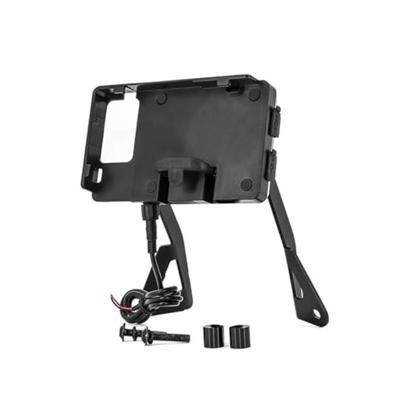 Halterung Motorrad GPS Für Moto Für Guzzi Für V85 TT Für V85TT 2019-2020 Motorrad Ständer Halter Telefon Handy GPS Navigation Platte Halterung Ständer Halter(-02-USB Charging A) von KVGAEANDNK
