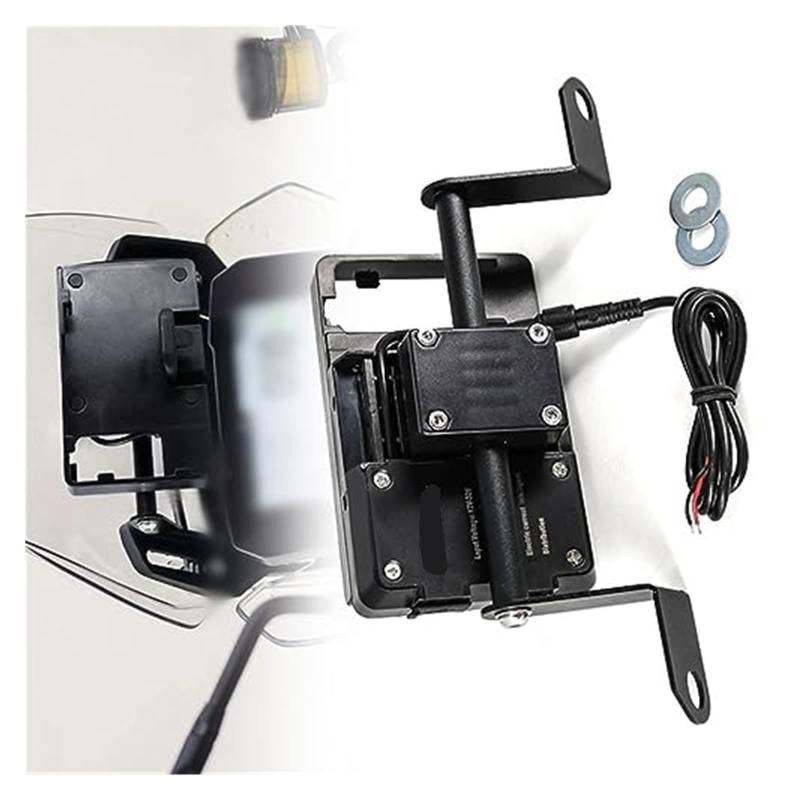 Halterung Motorrad GPS Für Triumph Für Tiger 900 Für Tiger900 GT Für Rally PRO 2020 Motorrad Handy-Navigation Halterung USB GPS Platte unterstützung Halter(‎USB Charging a) von KVGAEANDNK