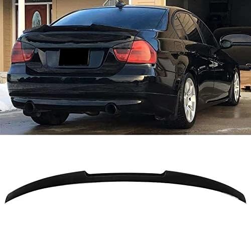 Heckspoilerflügel Auto Heckspoiler Für BMW 3 Serie E90 M3 2006 2011, ABS Heckflosse Heckflosse Heckklappe Stoßstange Diffusor Spoiler Zubehör von KVGAEANDNK