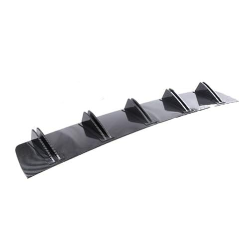 Heckspoilerflügel Für Alfa Für Romeo 159 2005-2012 Auto Heckstoßstange Diffusor Spoilerlippe Chassis Lippe Kratzfest Anti Crash Protector Splitter, Styling Zubehör(A-Carbon) von KVGAEANDNK