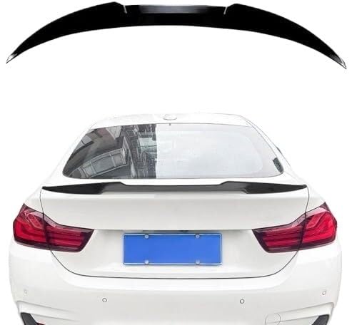 Heckspoilerflügel Für BMW 4er F36 Gran 2014-2020 Auto Heckspoiler Heckspoilerlippe, Kofferraum-Heckflosse Diffusor Spoilerlippe, Heckzubehör(A/Black) von KVGAEANDNK