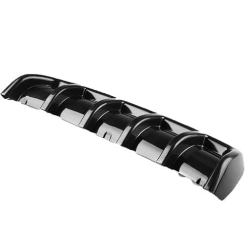 Heckspoilerflügel Für Benz SLK 1998-2006 Auto Heckstoßstangenlippendiffusor Haifischflosse Heckspoiler Splitter Stoßstangenchassis Lippenschutzschutz Body Kit(D-Black) von KVGAEANDNK