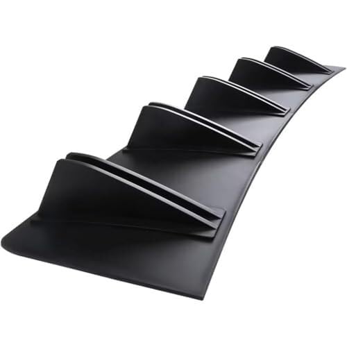 Heckspoilerflügel Für Benz SLK 1998-2006 Auto Heckstoßstangenlippendiffusor Haifischflosse Heckspoiler Splitter Stoßstangenchassis Lippenschutzschutz Body Kit(F-Black1) von KVGAEANDNK