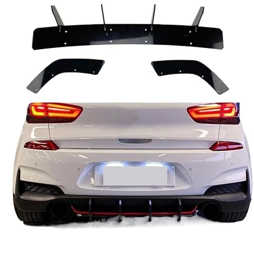 Heckspoilerflügel Für Hyundai I30N MK3 Fließheck 2017-2019 Heckstoßstangendiffusor Spoiler Auto Hecklippe Eindämmung Unterer Heckspoiler Autozubehör Heckspoilerflügel Für Hyundai I30N MK3 Fließheck 2017-2019 Heckstoßstangendiffusor Spoiler Auto Hecklippe Eindämmung Unterer Heckspoiler Autozubehör von KVGAEANDNK