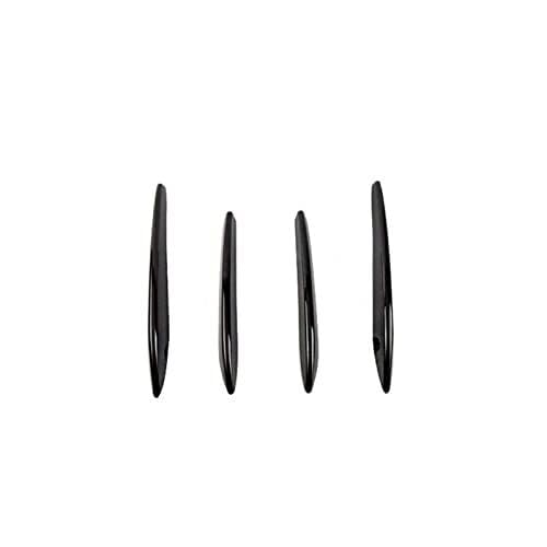 Heckspoilerflügel Spoiler Vorne Stoßstange Hinten Für Benz GLE V167 W167 GLE450 350 Spoiler Splitter Seite Canard Fin Air Vent Lufteinlass Nebelscheinwerfer Trim(Fog Lamp Strip(Black) von KVGAEANDNK