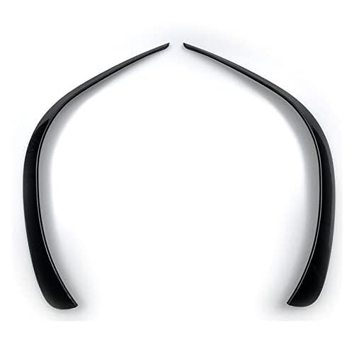 Heckspoilerflügel Spoiler Vorne Stoßstange Hinten Für Benz GLE V167 W167 GLE450 350 Spoiler Splitter Seite Canard Fin Air Vent Lufteinlass Nebelscheinwerfer Trim(Front(Black)) von KVGAEANDNK