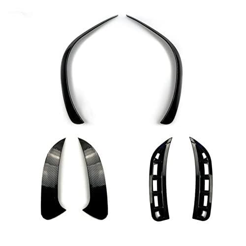 Heckspoilerflügel Spoiler Vorne Stoßstange Hinten Für Benz GLE V167 W167 GLE450 350 Spoiler Splitter Seite Canard Fin Air Vent Lufteinlass Nebelscheinwerfer Trim(Side(Black)) von KVGAEANDNK